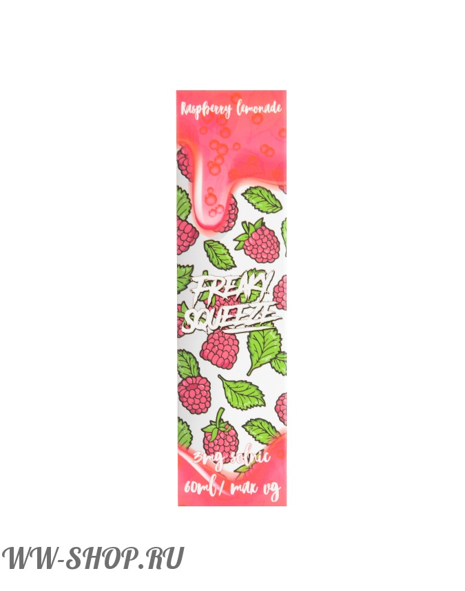 жидкость freaky squeeze- raspberry lemonade 60 мл 3 мг Пермь