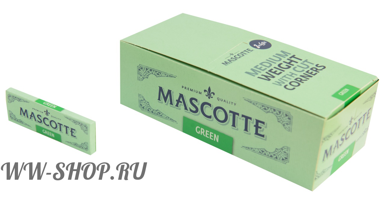 бумага сигаретная mascotte- green organic 50x50 Пермь