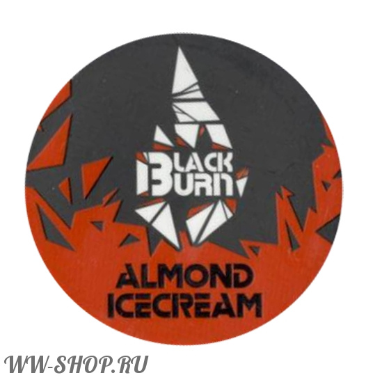 burn black - миндальное мороженое (almond icecream) Пермь